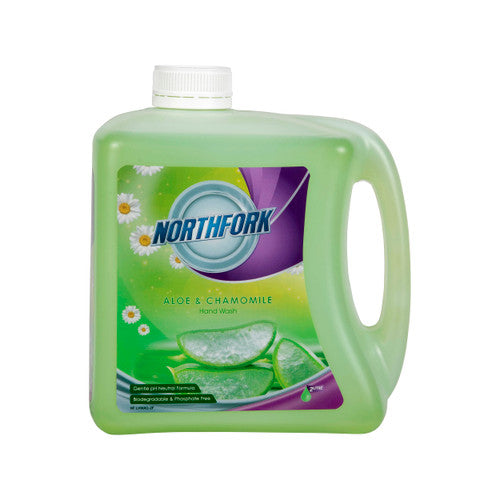 Northfork Liquid Hand Wash Aloe and Chamomile 2 Litre Carton of 3