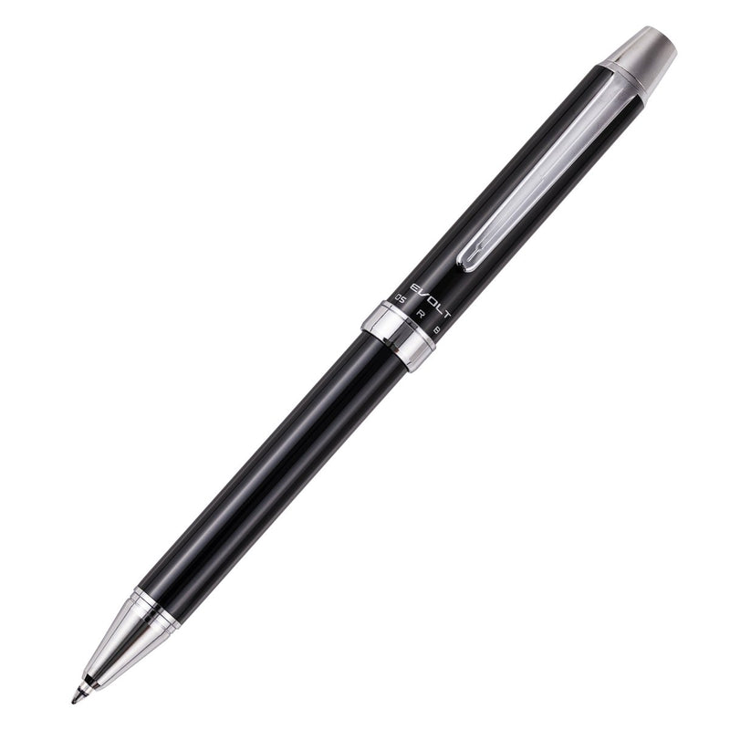 PILOT Evolt Retractable Ballpoint + Mechanical Pencil  2+1 Black Barrel with  Black & Red Ink-1