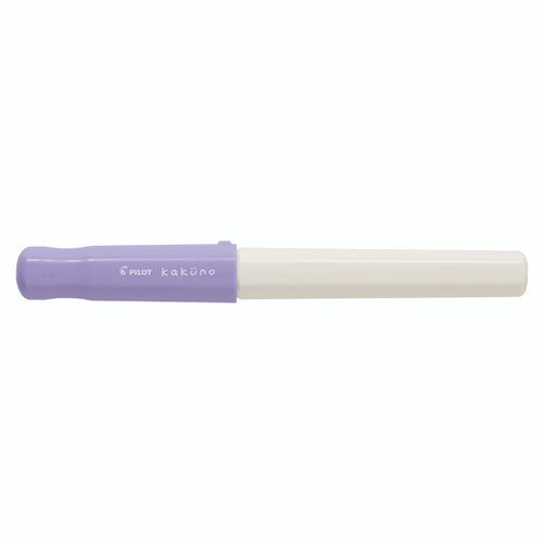 Pilot Kakuno BegreeN Fountain Pen Soft Violet White Barrel Medium Nib