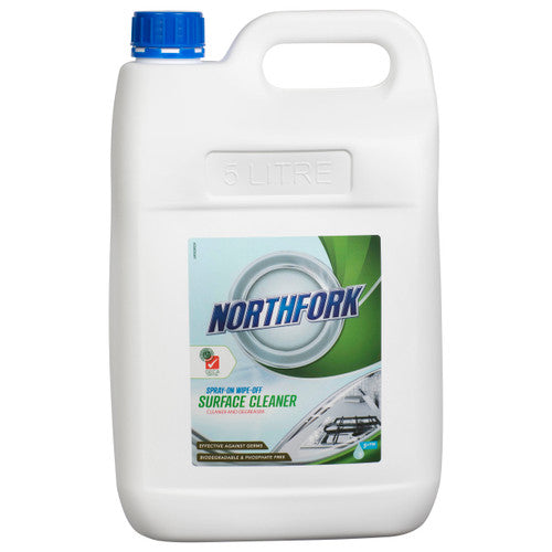 Northfork GECA Spray On Wipe Off Surface Cleaner 5 Litre Carton of 3