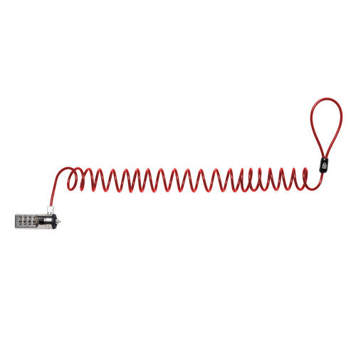 Kensington Portable Combination Laptop Lock Red
