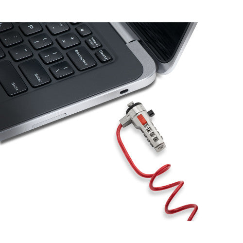 Kensington Portable Combination Laptop Lock Red