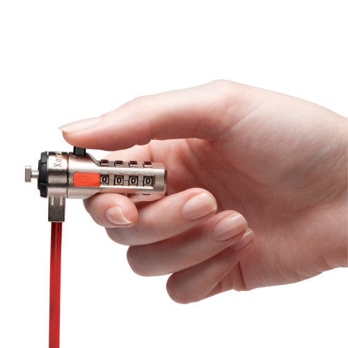 Kensington Portable Combination Laptop Lock Red