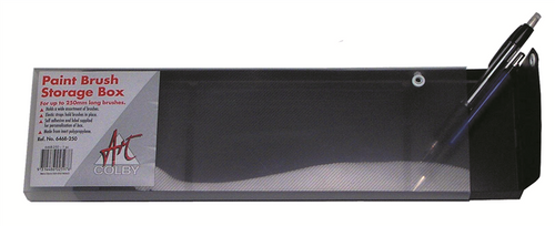 Colby Art 646B-350 Brush Storage Drawer Box Black