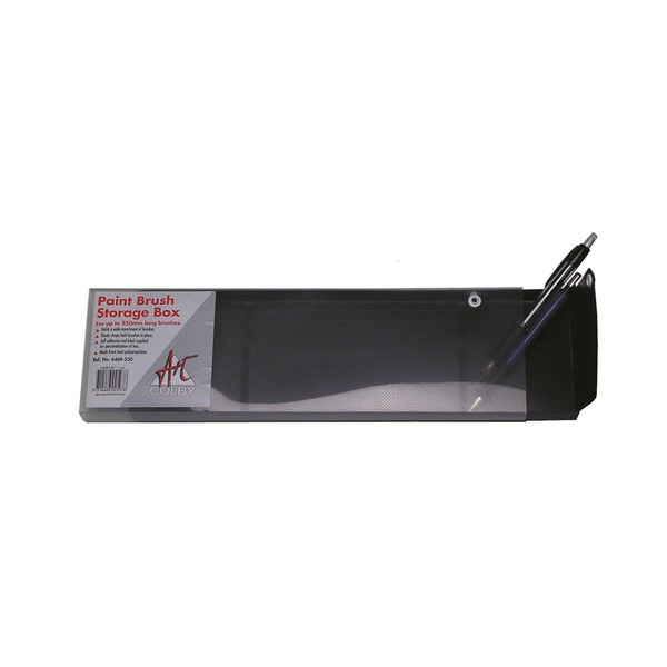 Colby Art 646B-350 Brush Storage Drawer Box Black