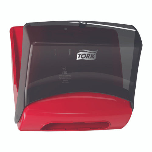 Tork Folded Wiper Cloth Dispenser W4 Red Smoke