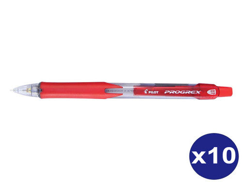 Pilot BegreeN Progrex Mechanical Pencil 0.7mm Red Box of 10