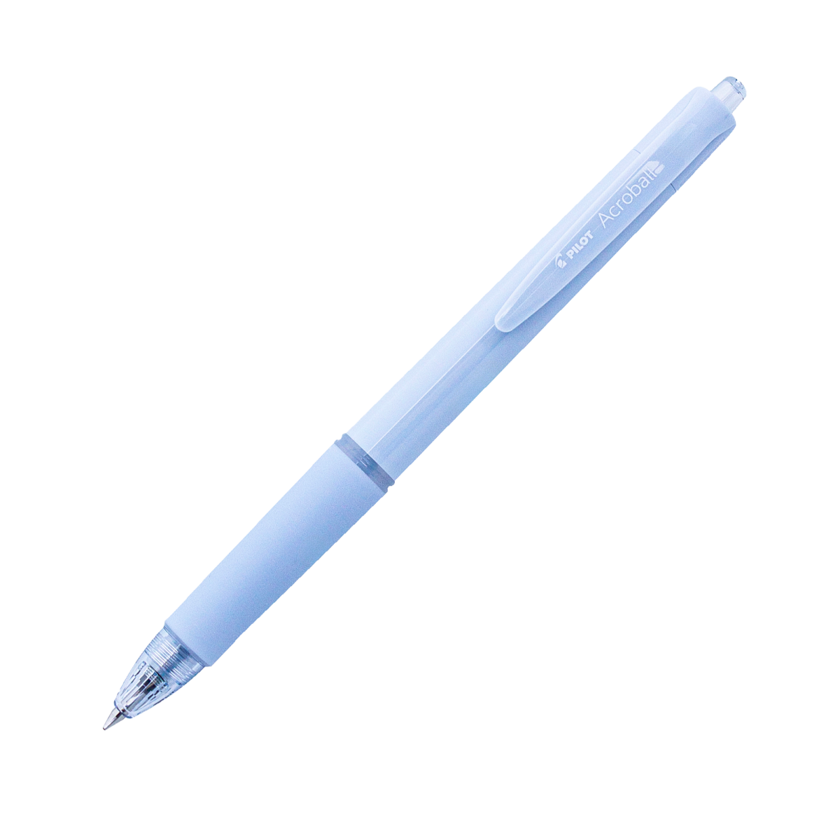 PILOT Acroball 150 Hybrid Retractable Ballpoint Fine Light Grey Barrel Black Ink Box of 10-1