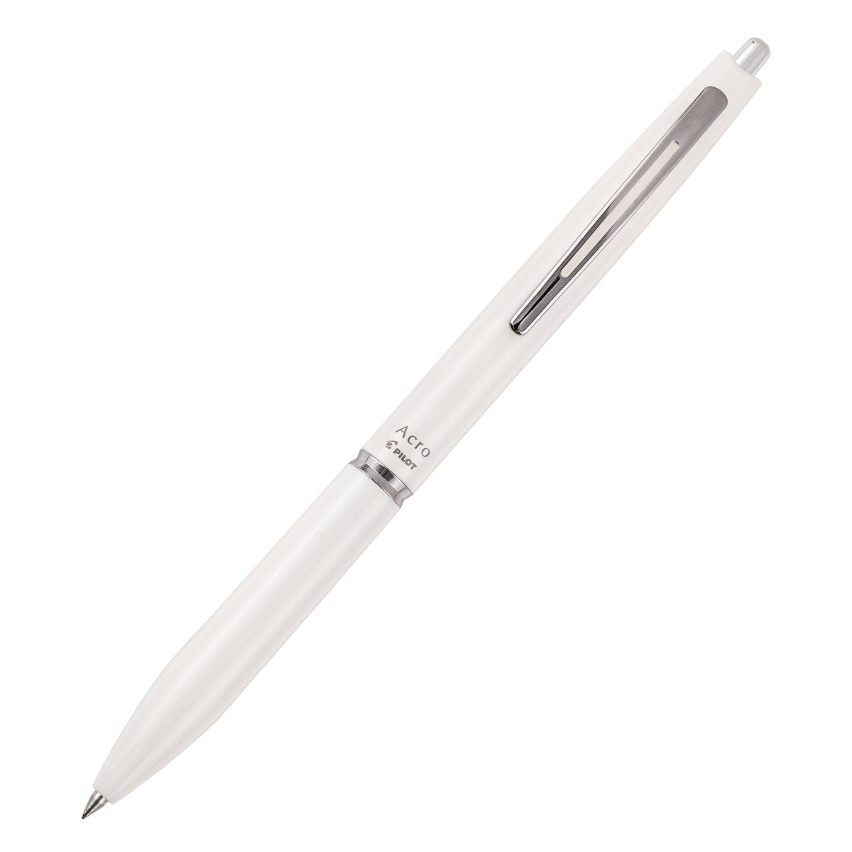 PILOT Acro 300 Hybrid Ballpoint Pen Extra Fine Assorted Barrel Black Ink (4 each White, Soft Pink, Soft Blue) Box of 12-1