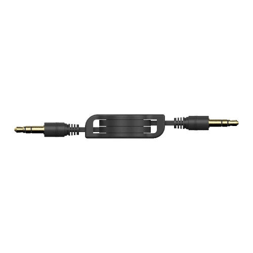 Verbatim 35mm AUX Audio Cable Retractable 75cm Black