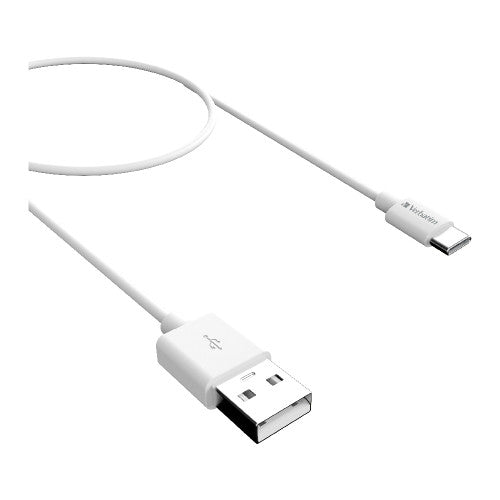 Verbatim Charge and Sync USB C Cable 1M White