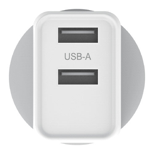 Verbatim USB Charger Dual Port 3.4A White