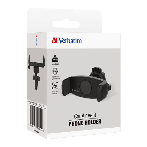 Verbatim Air Vent Phone Mount Black