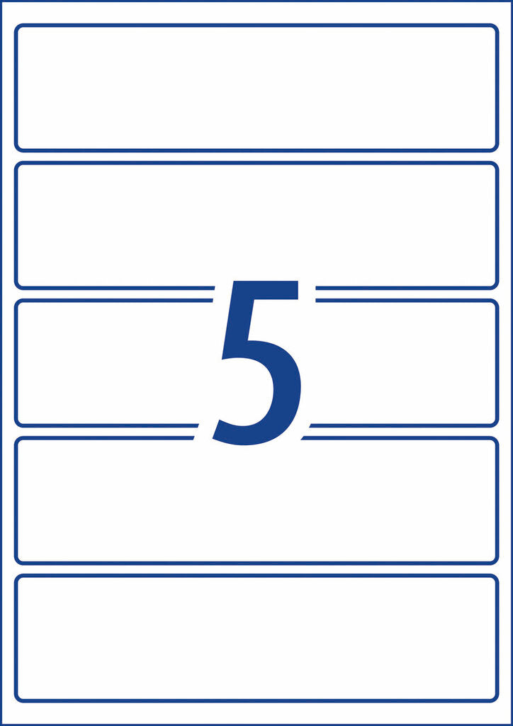 Avery Printable Durable Wraparound Labels L7146 60 Pack 196 x 51mm 5UP – view 3
