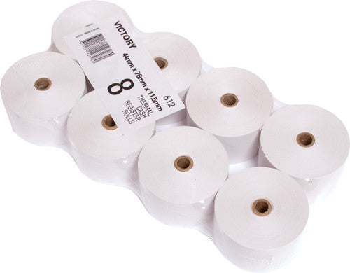 Victory CCR612 Thermal Cash Register Roll 44 x 76 x 11.5mm Carton 48