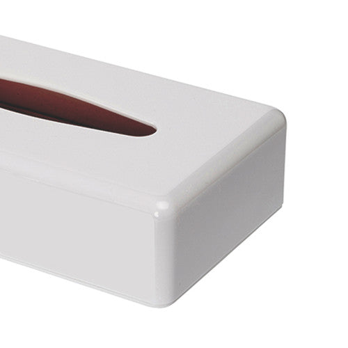 Compass Rectangular Tissue Box White