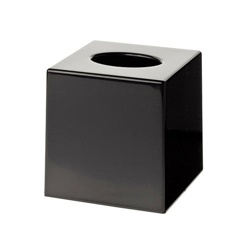 Weatherdon Compass Cube Tissue Box Matte Black