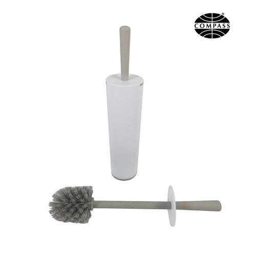 Weatherdon Compass Toilet Brush Plastic White and Grey
