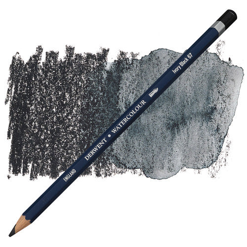 Derwent Watercolour Pencil Ivory Black Box of 6