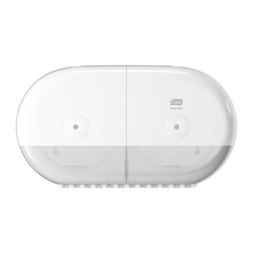 Tork SmartOne Twin Mini Toilet Roll Elevation Dispenser T9 White