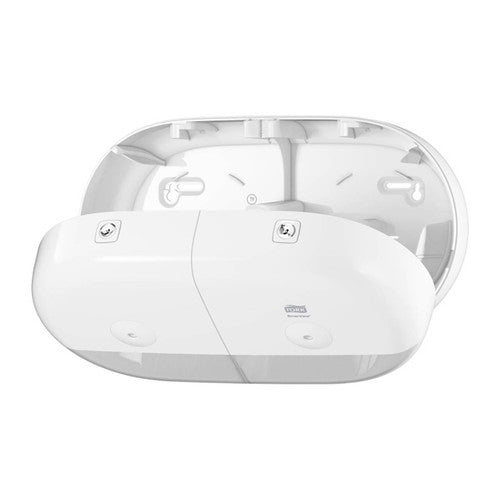 Tork SmartOne Twin Mini Toilet Roll Elevation Dispenser T9 White