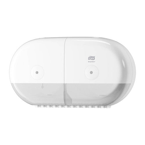 Tork SmartOne Twin Mini Toilet Roll Elevation Dispenser T9 White