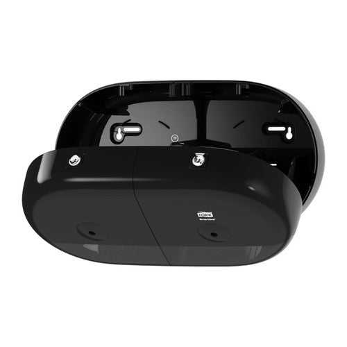 Tork SmartOne Twin Mini Toilet Roll Elevation Dispenser T9 Black