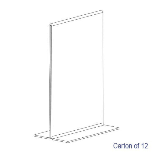 Blueprint Bulk A6 Portrait Double Sided Sign Holders Carton of 12