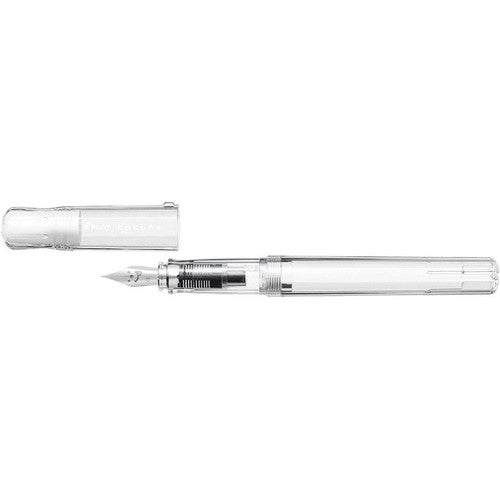 Pilot Kakuno BegreeN Fountain Pen Clear Clear Barrel Fine Nib