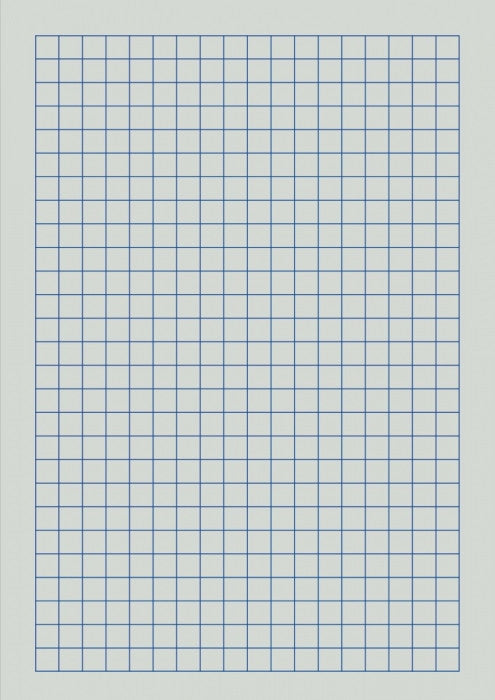 Writer A4 Graph Pad 50 Sheet 10mm Graph Loose Leaf Pack 10 — sheet showing 10mm graph ruling