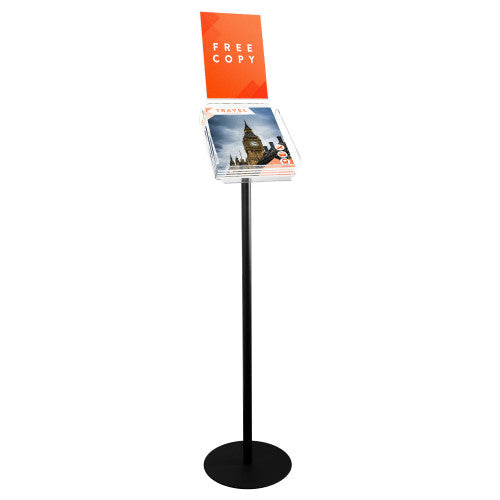 Deflecto Stand and Attachable A4 Sign Holder Brochure Display