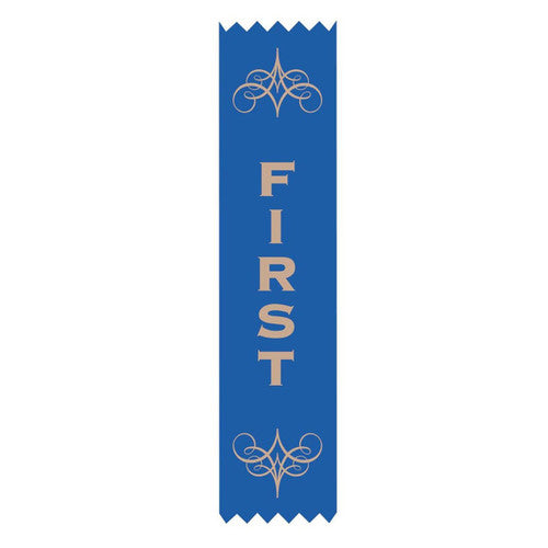 Avery Merit Ribbons Satin 1st Place Blue Pack 100