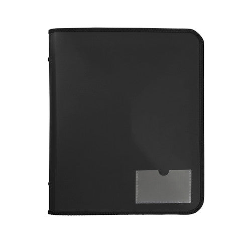 Marbig Zipper Binder 25mm 2D with Tech Case Black Box of 10