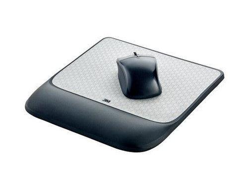 3M Precise Mouse Pad with Gel Wrist Rest MW85B Black