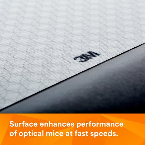 3M Precise Mouse Pad with Gel Wrist Rest MW85B Black