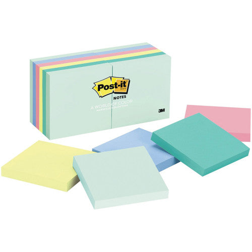Post-it Notes Marseille 76 x 76mm 100 Sheets Pack of 12 654-AST
