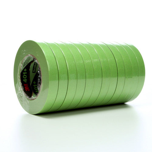 3M High Performance Green Masking Tape 401+ 12mm x 55m Box of 48