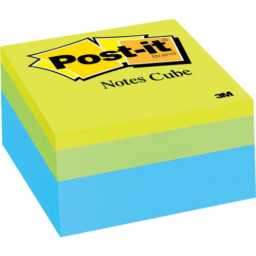 Post-it Notes Cube Green Wave 76 x 76mm 400 Sheets 2054-PP