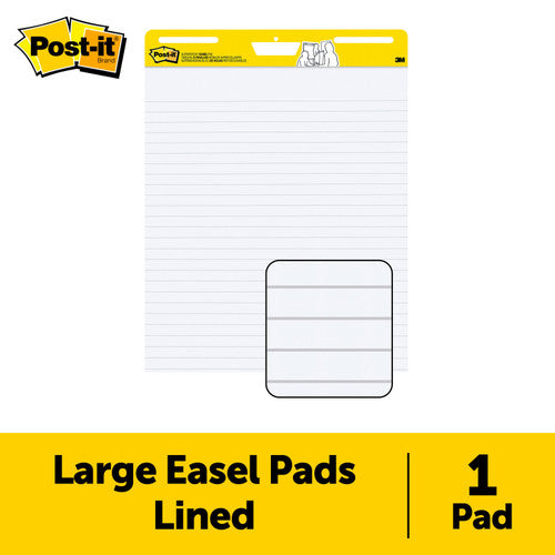 Post-it Easel Pad Lined White 635 x 762mm 30 Sheets 561WLSS