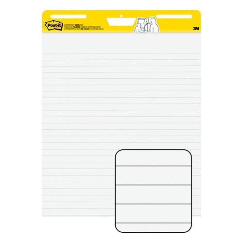 Post-it Easel Pad Lined White 635 x 762mm 30 Sheets 561WLSS