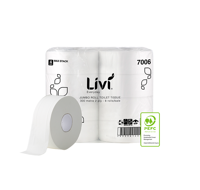 Livi 7006 Basics jumbo toilet roll bale