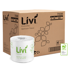 Livi 7008 Basics toilet tissue carton