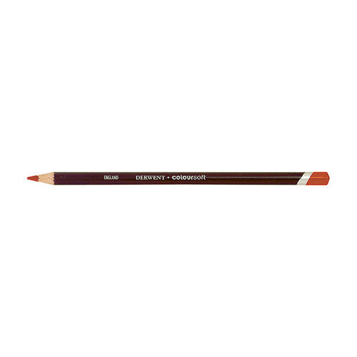 Derwent Coloursoft Pencil Bright Orange Box of 6