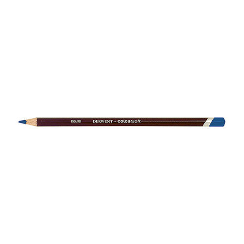 Derwent Coloursoft Pencil Electric Blue Box of 6
