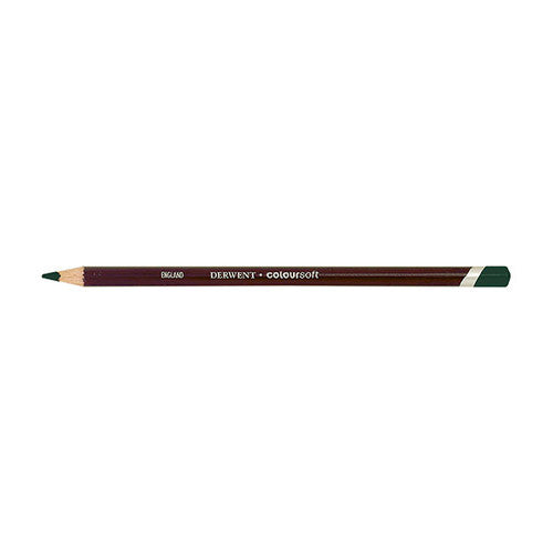 Derwent Coloursoft Pencil Dark Green Box of 6