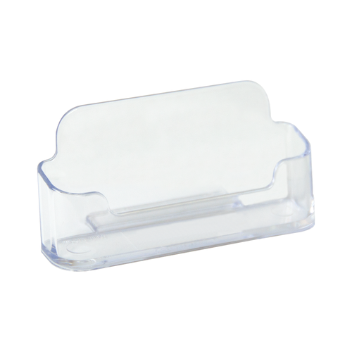 Deflecto Business Card Holder Clear