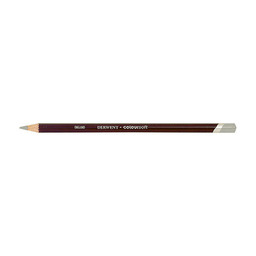 Derwent Coloursoft Pencil White Grey Box of 6
