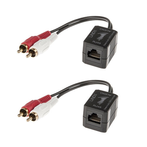 Lindy 100m Cat6 RCA Stereo Audio Extender