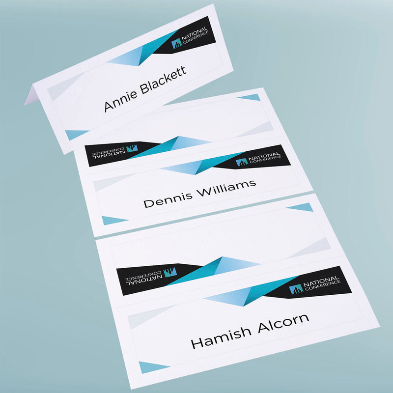 Avery Delegate Cards Laser Embossed 2/Sht 210 x 74.25mm 150gsm Pack 25 2UP – view 4