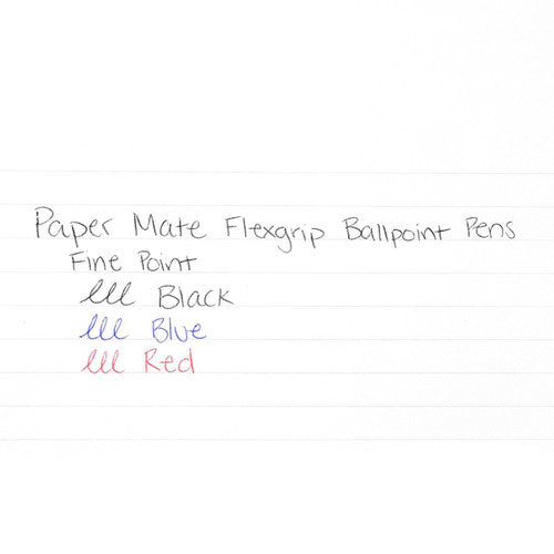 Papermate Flexgrip Ultra Retractable Ballpoint Pen Fine 0.8mm Blue Box of 12